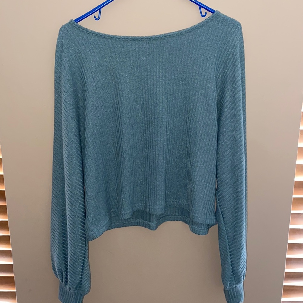 scoop neck blouse
